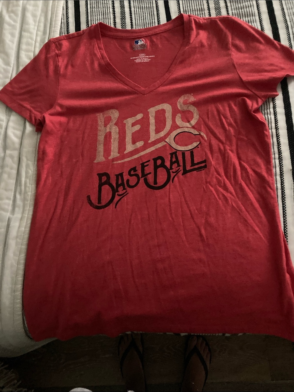 Genuine Merchandise Red Women's MLB Tee